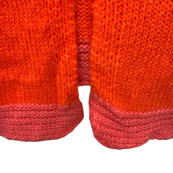 PrettyLittleThing Womens Color Block Open Cardigan Balloon Sleeves Mid Length M - Picture 6 of 10